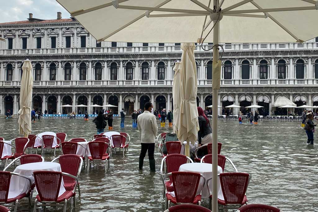 acqua alta Venecia