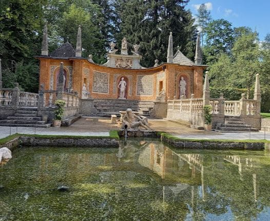 Palacio de Hellbrunn  y los juegos del agua