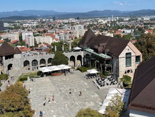 Vistas desde el Castillo de Liubliana