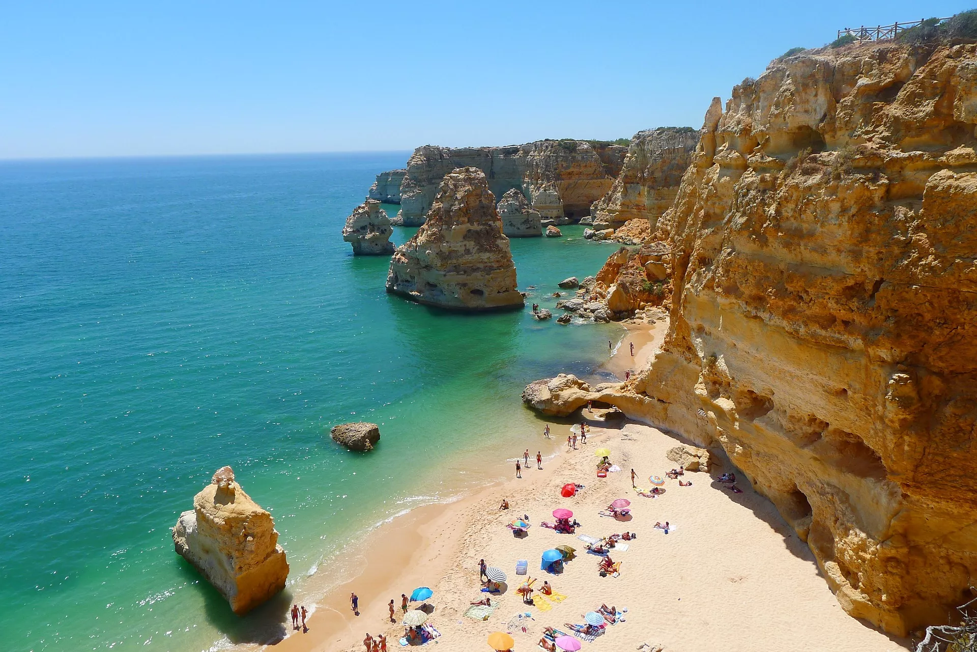 Playas Algarve: Playas en Faro, Portugal