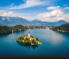 Lago Bled en Eslovenia