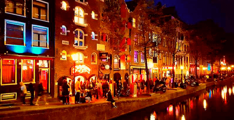 Barrio Rojo en Ámsterdam